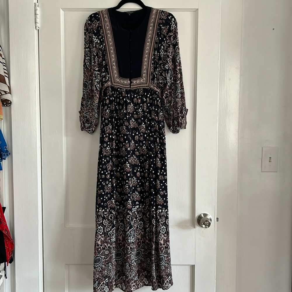 Lucky Brand Floral Maxi Dress - Gem